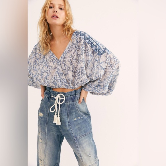 Free People Tops - FREE PEOPLE WAVERLY BLOUSE